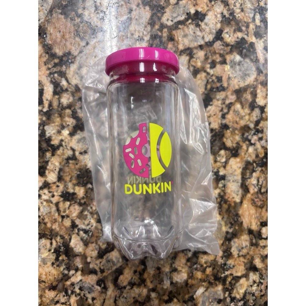 Dunkin Limited Edition Mini Tennis Ball Can Hard Plastic Container New